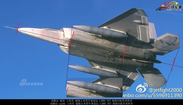 曝歼20战机挂四副油箱高清图：可带大型巡航弹