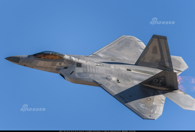 中国歼20最难对付的对手!美军F22五代机猛图