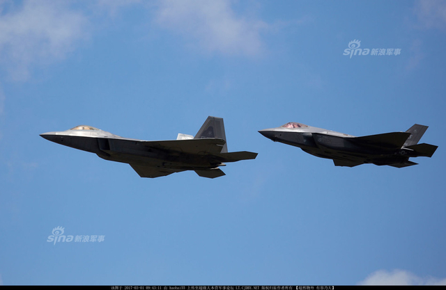 中国歼20最难对付的对手!美军F22五代机猛图