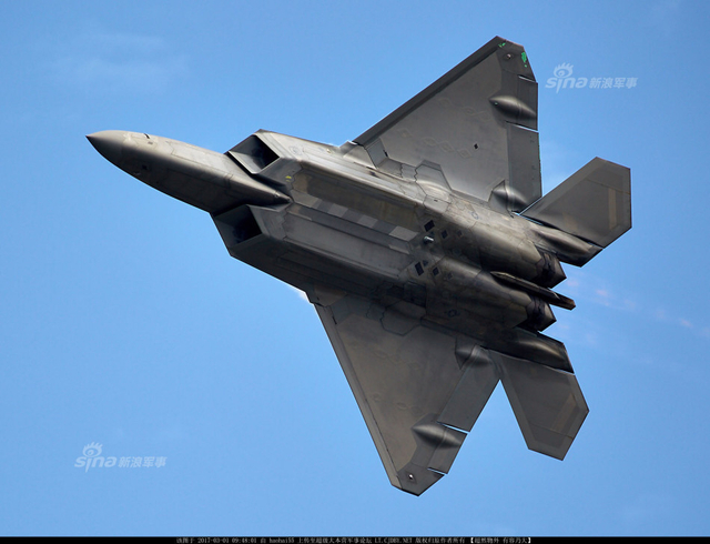 中国歼20最难对付的对手!美军F22五代机猛图