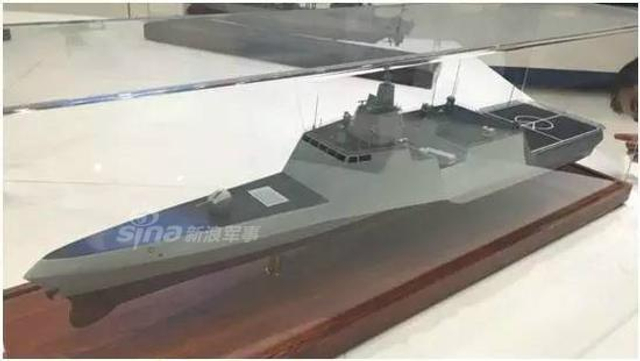 中国新型三体船高清模型：先进设计胜美濒海舰