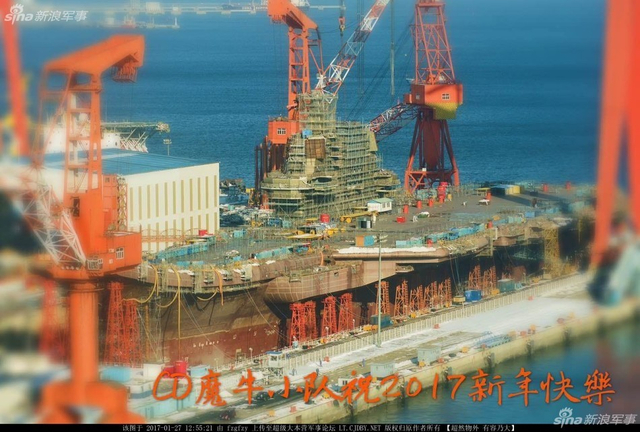 直击国产航母新进度：完成这项工程后就能下水