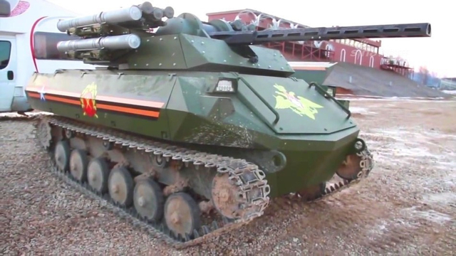 俄战斗机器人前往叙利亚实战：中国也有类似的