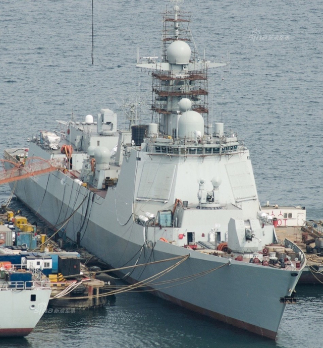 中国第九艘052D舰进度喜人!大国海军逐渐成型