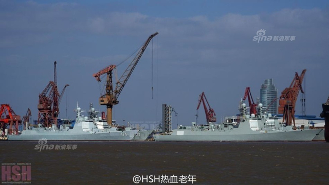 中国第九艘052D舰进度喜人!大国海军逐渐成型