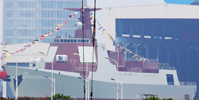 中国第九艘052D舰进度喜人!大国海军逐渐成型