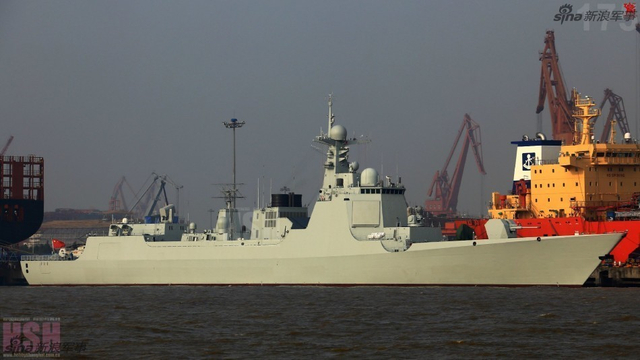 中国第九艘052D舰进度喜人!大国海军逐渐成型