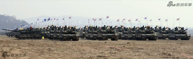 还要什么萨德?韩国K2坦克集结