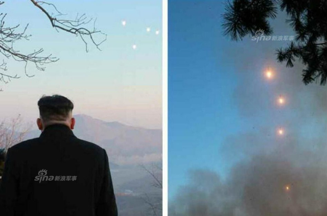 东北亚乱局!金正恩司令指导朝鲜齐射四枚导弹