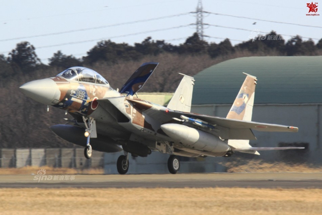 和中国空军约会得打扮！日本F15战机涂装抢眼