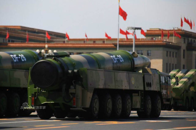 中国东风26弹头首次曝光！关岛快递亦可打航母