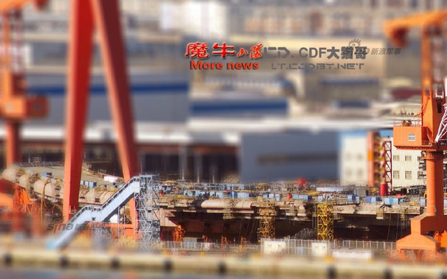 国产001A航母最新照：已经刷出白边上半年下水