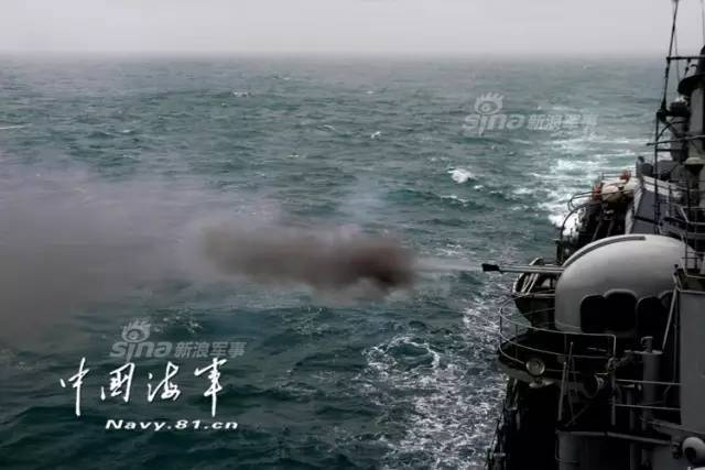 近海到远洋！中国海军舰艇在四大海域演习打炮