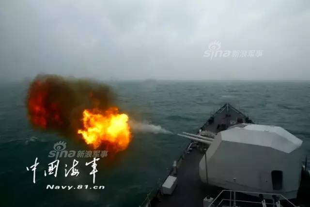 近海到远洋！中国海军舰艇在四大海域演习打炮