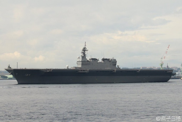 妄图压制中国潜艇:日本服役最大型准航母加贺