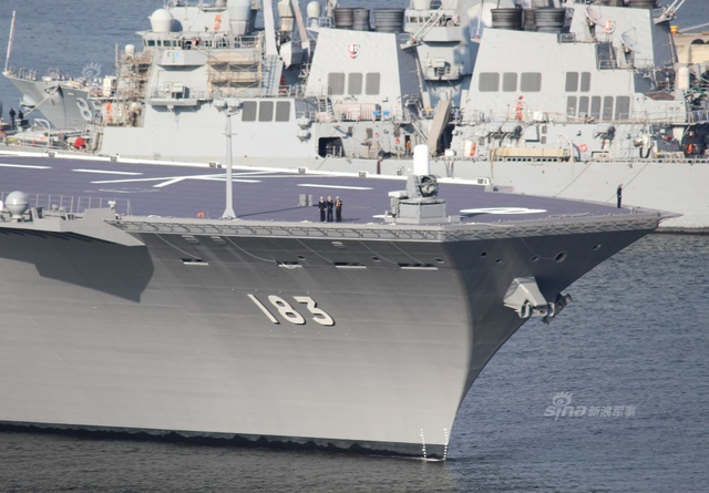 妄图压制中国潜艇:日本服役最大型准航母加贺