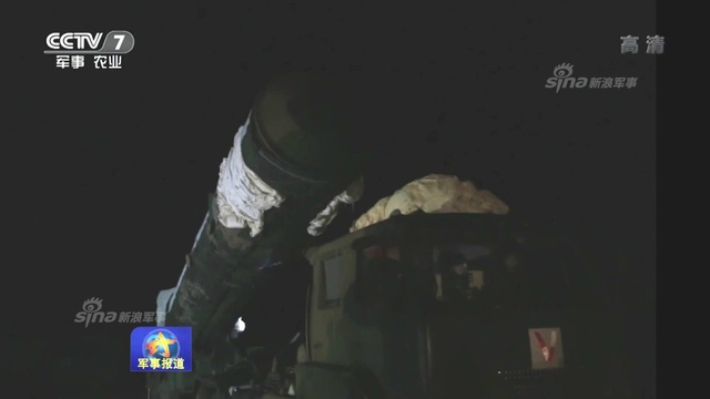 以核止战抗萨德!中国东风31导弹东北冬季演练