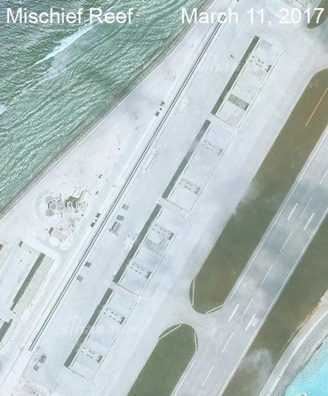 美称中国南沙三岛完成设施建设:战机随时进驻