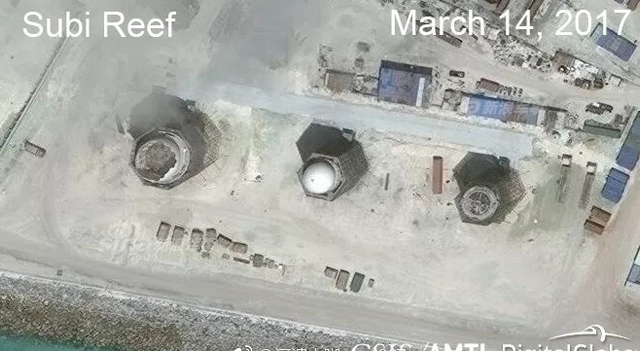 美称中国南沙三岛完成设施建设:战机随时进驻