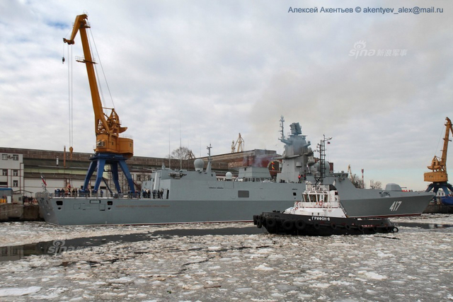 中国造舰远超俄!22350首舰10年终于将要服役