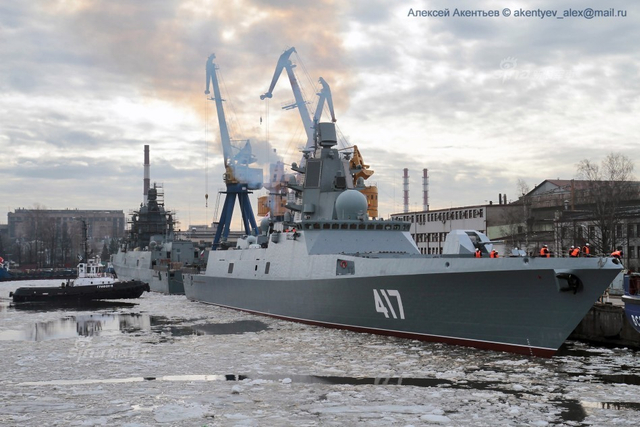 中国造舰远超俄!22350首舰10年终于将要服役