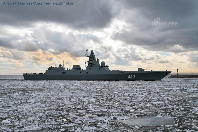 中国造舰远超俄!22350首舰10年终于将要服役