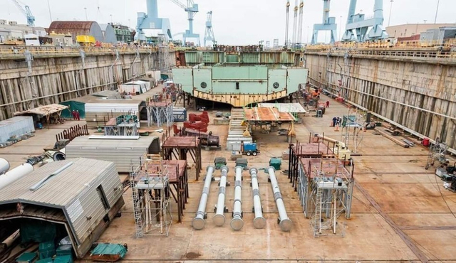 中美俄造舰大PK：中国一个船厂造一支航母舰队