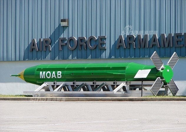 敲朝鲜地下核设施？美军在阿富汗试用炸弹之母