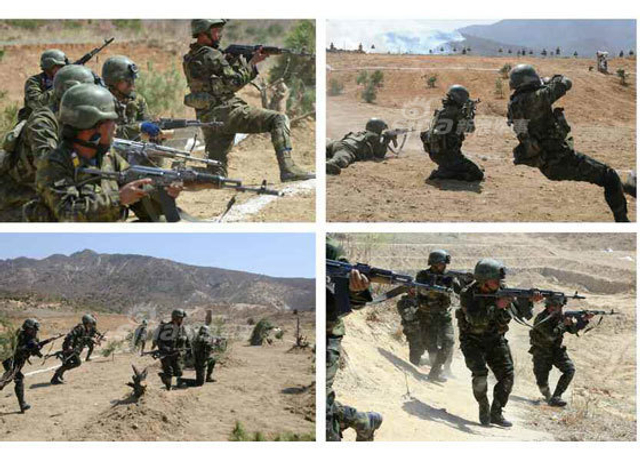 穿韩军服拿AK！金正恩视察朝特种部队斩首行动