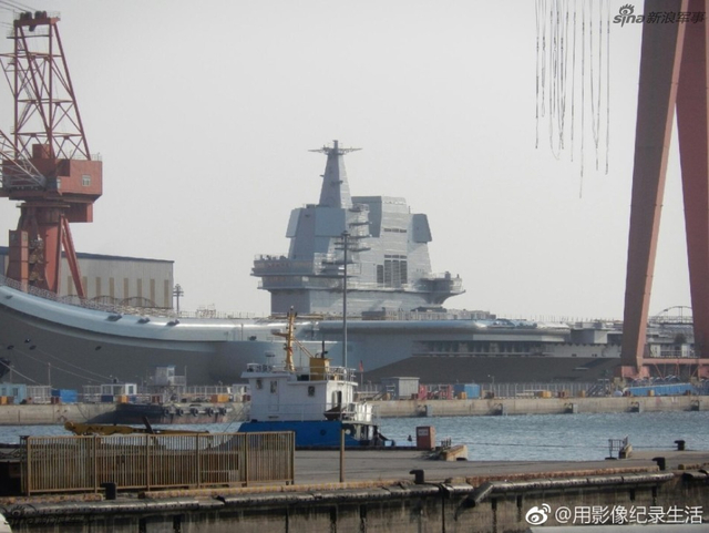 船坞开始注水了?此时此刻国产航母的最新曝照