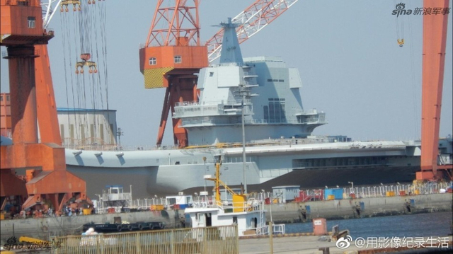 船坞开始注水了?此时此刻国产航母的最新曝照
