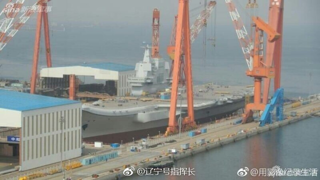 4.23日和4.18日找不同!国产航母今日最新靓照