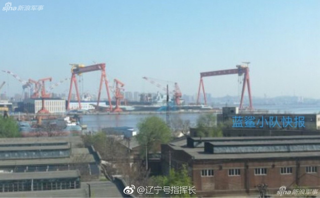 4.23日和4.18日找不同!国产航母今日最新靓照