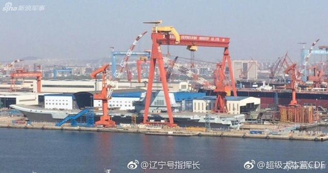 4.23日和4.18日找不同!国产航母今日最新靓照