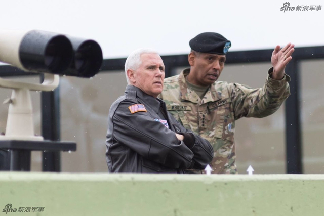 美国副总统抵达38线：警告朝鲜不用试探特朗普