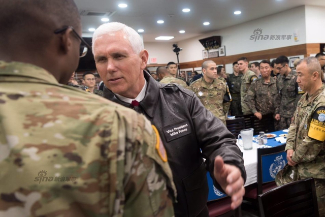 美国副总统抵达38线：警告朝鲜不用试探特朗普