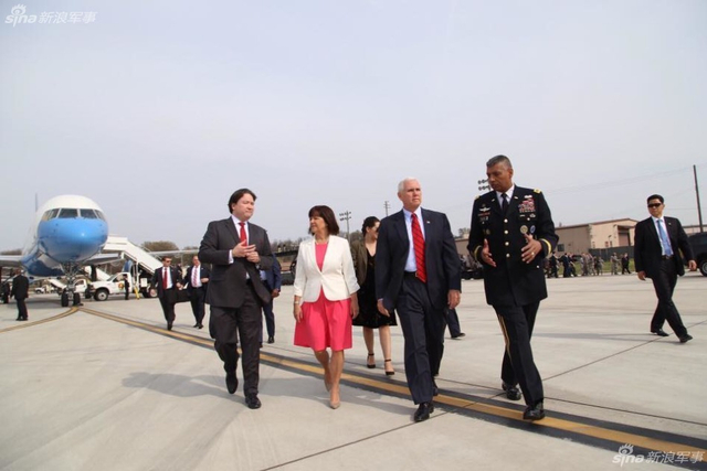 美国副总统抵达38线：警告朝鲜不用试探特朗普