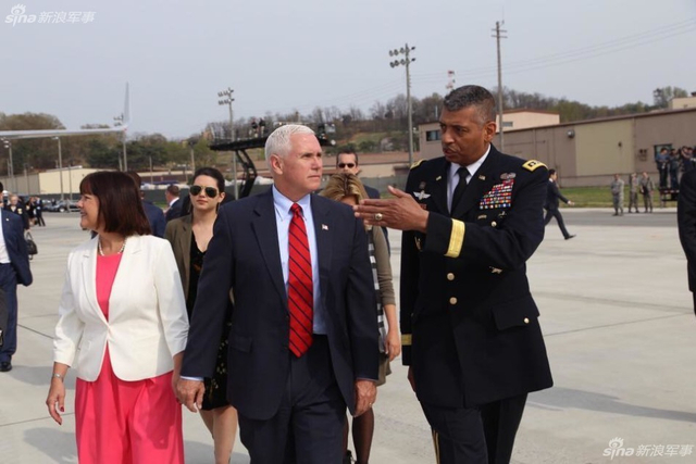 美国副总统抵达38线：警告朝鲜不用试探特朗普