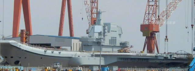 崭新巨舰提前看！国产航母下水前高清靓照曝光