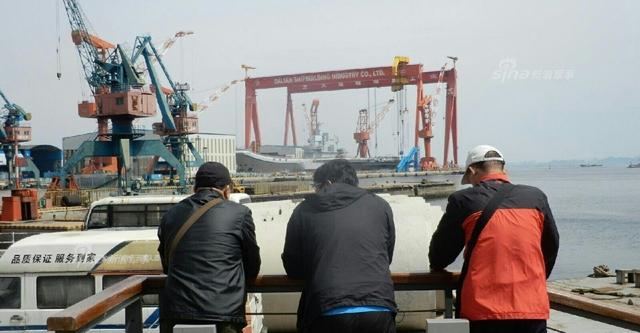 崭新巨舰提前看！国产航母下水前高清靓照曝光