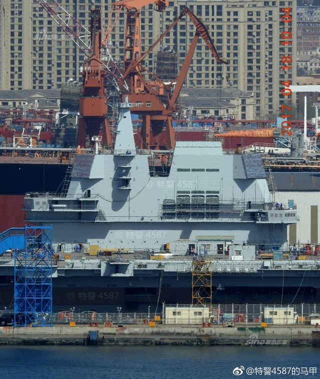崭新巨舰提前看！国产航母下水前高清靓照曝光