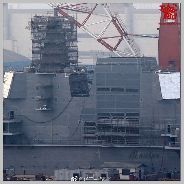 崭新巨舰提前看！国产航母下水前高清靓照曝光