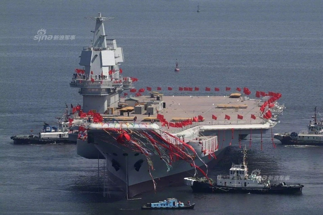 同样是下了水的航母:印度的和中国的有啥差别