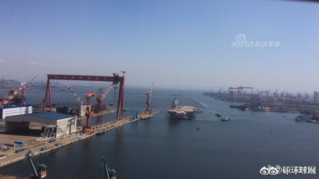 国产航母完成码头系泊！下一步将开展舾装作业