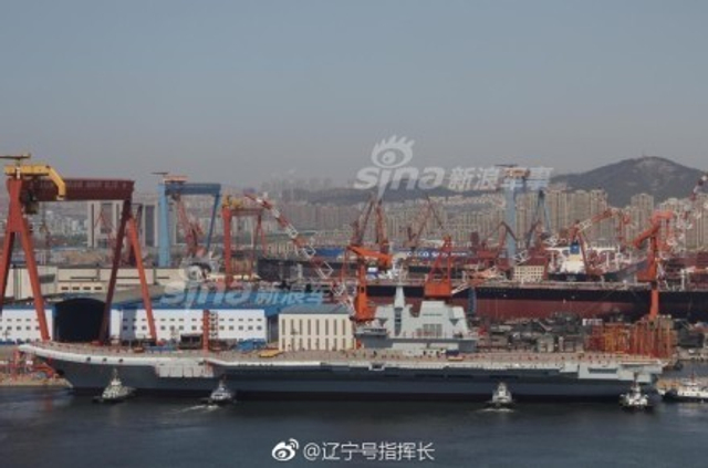 国产航母完成码头系泊！下一步将开展舾装作业