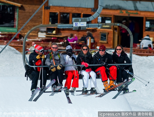 TOP 5 法国Courcheval 1850 :每平方尺平均房价4,081美元