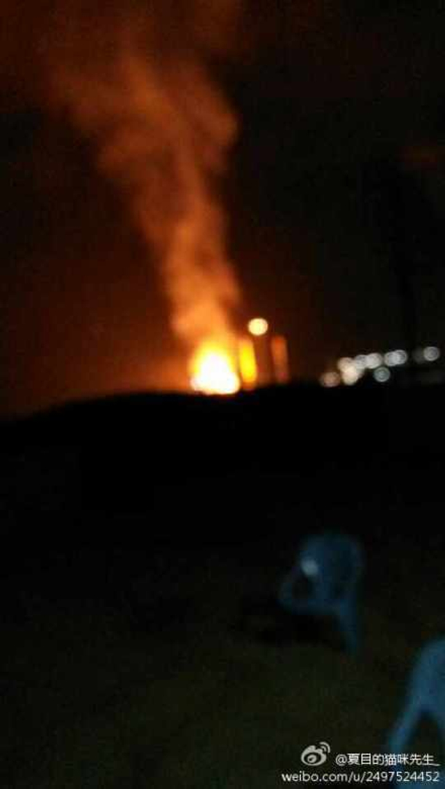 福建漳州古雷石化PX项目厂区发生爆炸 (3)
