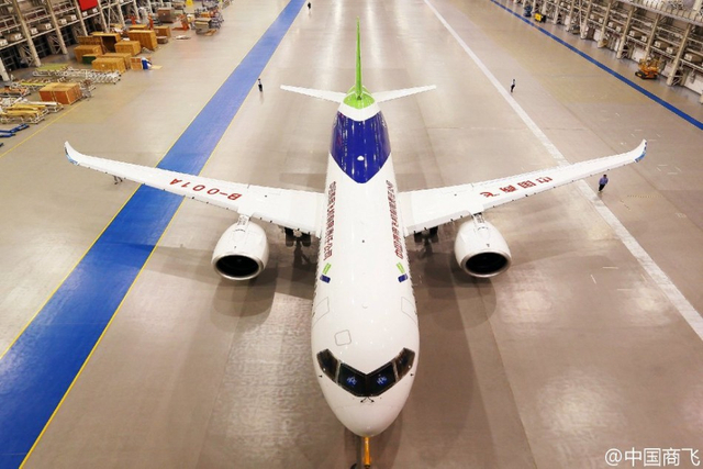 国产大飞机C919今日将总装下线