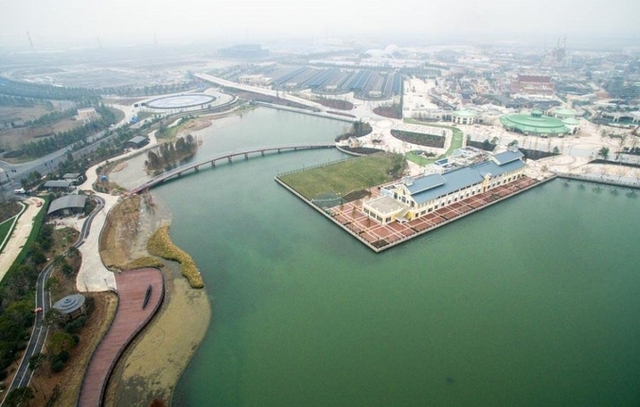 俯瞰开园倒计时154天的上海迪士尼