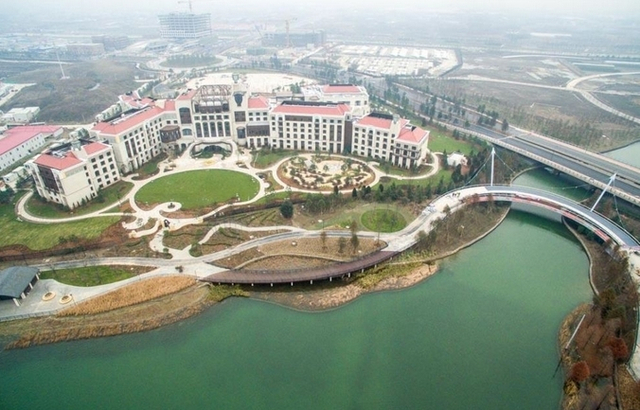 俯瞰开园倒计时154天的上海迪士尼